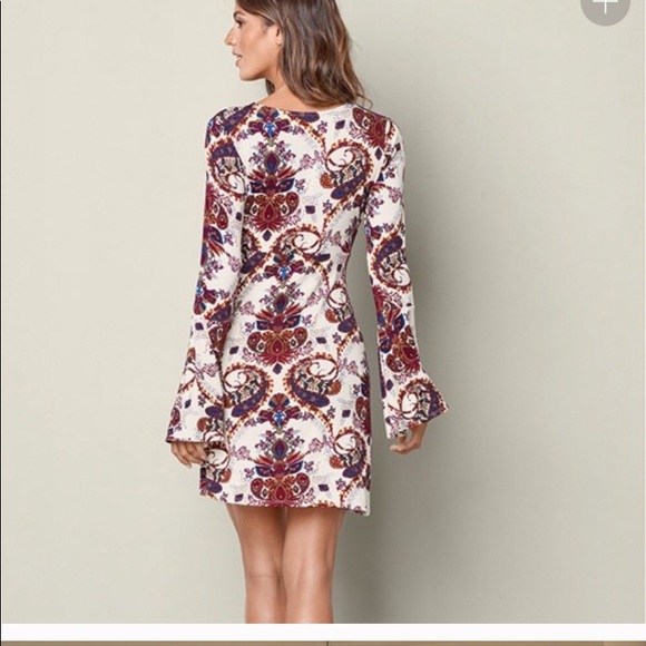 Venus Beautiful BoHo dress; low cut in middle - Picture 3 of 4